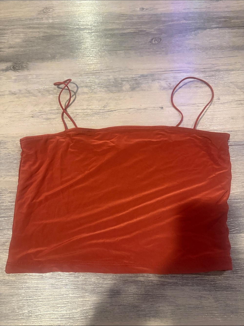 Forever 21 Rust Orange Spaghetti Strap Cami
